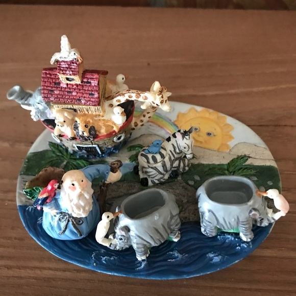 Rare Vintage 1970’s Miniature Noah’s Ark Tea Set - Picture 6 of 13